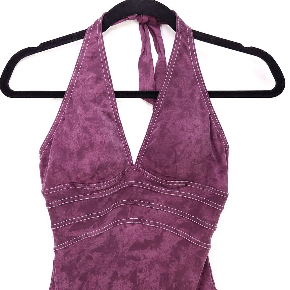 Magicsuit One Piece Swimsuit Size 6 Halter Top Padded Bathing Suit Purple USA - Picture 3 of 15